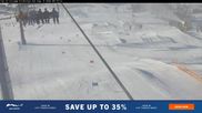 Archived webcam image showing Perisher: Cam Village Eight on 8 Aug 2026 at 00:10