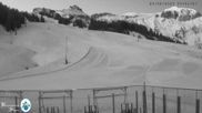 Archived webcam image showing Mellau - View from the mountain restaurant Simma on 26 Feb 2026 at 07:48
