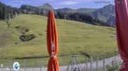 Archived webcam image showing Mellau - View from the mountain restaurant Simma on 12 Jul 2026 at 18:08