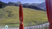 Archived webcam image showing Mellau - View from the mountain restaurant Simma on 13 Aug 2026 at 16:45