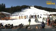 Archived webcam image showing Zillertal Arena: Panoramic Restaurant Filzsteinalm on 26 Feb 2026 at 11:06