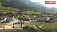 Archived webcam image showing Leogang - Base Station Asitzbahn on 4 Aug 2026 at 09:23
