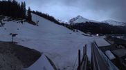 Archived webcam image showing Panoramic view See - Top Station Medrigjoch on 19 Apr 2026 at 06:54