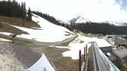 Archived webcam image showing Panoramic view See - Top Station Medrigjoch on 6 May 2026 at 12:49