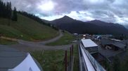 Archived webcam image showing Panoramic view See - Top Station Medrigjoch on 18 Aug 2026 at 06:38
