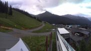 Archived webcam image showing Panoramic view See - Top Station Medrigjoch on 18 Aug 2026 at 07:38