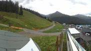 Archived webcam image showing Panoramic view See - Top Station Medrigjoch on 18 Aug 2026 at 08:38