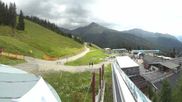 Archived webcam image showing Panoramic view See - Top Station Medrigjoch on 18 Aug 2026 at 14:38