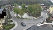Archived webcam image showing Village square Mallnitz on 7 May 2026 at 08:36
