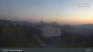 Archived webcam image showing Sannerslochgrat - Top station Chaltebrunnen on 12 Jul 2026 at 22:15