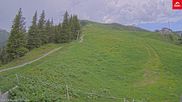 Archived webcam image showing World Cup slope, Ski resort Golm on 19 Jun 2026 at 14:22