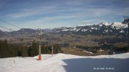 Archived webcam image showing Middle Station Hörnerbahn Bolsterlang on 26 Feb 2026 at 14:48