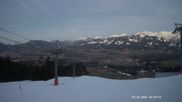 Archived webcam image showing Middle Station Hörnerbahn Bolsterlang on 26 Feb 2026 at 18:11