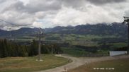 Archived webcam image showing Middle Station Hörnerbahn Bolsterlang on 7 May 2026 at 12:28