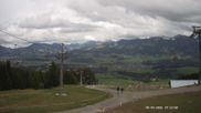 Archived webcam image showing Middle Station Hörnerbahn Bolsterlang on 7 May 2026 at 14:28
