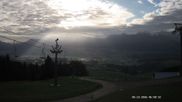 Archived webcam image showing Middle Station Hörnerbahn Bolsterlang on 21 May 2026 at 07:33