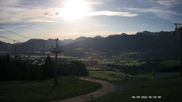 Archived webcam image showing Middle Station Hörnerbahn Bolsterlang on 4 Jun 2026 at 07:05