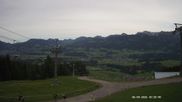 Archived webcam image showing Middle Station Hörnerbahn Bolsterlang on 4 Jun 2026 at 10:05