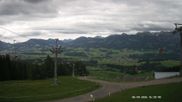 Archived webcam image showing Middle Station Hörnerbahn Bolsterlang on 4 Jun 2026 at 16:05