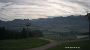 Archived webcam image showing Middle Station Hörnerbahn Bolsterlang on 6 Jun 2026 at 08:59