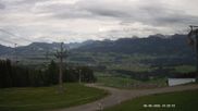 Archived webcam image showing Middle Station Hörnerbahn Bolsterlang on 6 Jun 2026 at 14:59