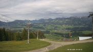 Archived webcam image showing Middle Station Hörnerbahn Bolsterlang on 6 Jun 2026 at 16:59