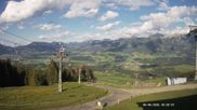 Archived webcam image showing Middle Station Hörnerbahn Bolsterlang on 6 Jun 2026 at 18:59