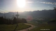 Archived webcam image showing Middle Station Hörnerbahn Bolsterlang on 20 Jun 2026 at 07:11
