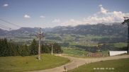Archived webcam image showing Middle Station Hörnerbahn Bolsterlang on 20 Jun 2026 at 14:11