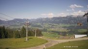 Archived webcam image showing Middle Station Hörnerbahn Bolsterlang on 20 Jun 2026 at 16:11