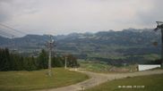 Archived webcam image showing Middle Station Hörnerbahn Bolsterlang on 28 Jun 2026 at 14:02