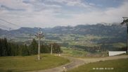 Archived webcam image showing Middle Station Hörnerbahn Bolsterlang on 28 Jun 2026 at 16:02
