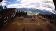 Archived webcam image showing Revelstoke Mountain Resort - Mackenzie Outpost Gondola on 12 Jul 2026 at 18:49