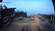 Archived webcam image showing Revelstoke Mountain Resort - Mackenzie Outpost Gondola on 11 Aug 2026 at 18:46