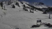 Archived webcam image showing Mammoth Mountain - Panorama Gondola on 6 Apr 2026 at 02:55