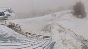 Archived webcam image showing Les Chavannes Top Station on 14 May 2026 at 08:29