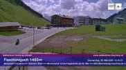 Archiviertes Webcam Bild: Faschina Pass, Talstation Stafelalpbahn am 28.05.2026 um 12:40 Uhr