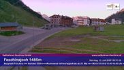 Archiviertes Webcam Bild: Faschina Pass, Talstation Stafelalpbahn am 12.07.2026 um 06:05 Uhr