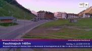 Archiviertes Webcam Bild: Faschina Pass, Talstation Stafelalpbahn am 12.07.2026 um 07:05 Uhr