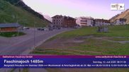 Archiviertes Webcam Bild: Faschina Pass, Talstation Stafelalpbahn am 12.07.2026 um 08:05 Uhr