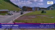 Archiviertes Webcam Bild: Faschina Pass, Talstation Stafelalpbahn am 12.07.2026 um 14:05 Uhr