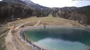 Archiviertes Webcam Bild: Speichersee Schneeberg und Sesselbahn Schneeberg am 13.04.2026 um 14:15 Uhr
