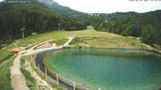 Archived webcam image showing Reservoir Schneeberg and Chair lift Schneeberg on 2 Aug 2026 at 02:43
