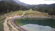 Archived webcam image showing Reservoir Schneeberg and Chair lift Schneeberg on 2 Aug 2026 at 10:43