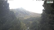 Archived webcam image showing Sun deck Wellness Hütte Heidialm at Falkert on 11 Aug 2026 at 08:41