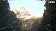 Archived webcam image showing Sun deck Wellness Hütte Heidialm at Falkert on 23 Oct 2026 at 07:33
