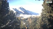 Archived webcam image showing Sun deck Wellness Hütte Heidialm at Falkert on 23 Oct 2026 at 08:33
