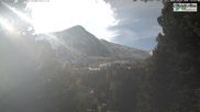 Archived webcam image showing Sun deck Wellness Hütte Heidialm at Falkert on 23 Oct 2026 at 14:33