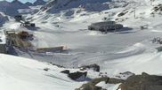 Archived webcam image showing Gletscherexpress top station on 19 Mar 2026 at 08:44