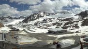 Archived webcam image showing Gletscherexpress top station on 15 Jun 2026 at 16:01